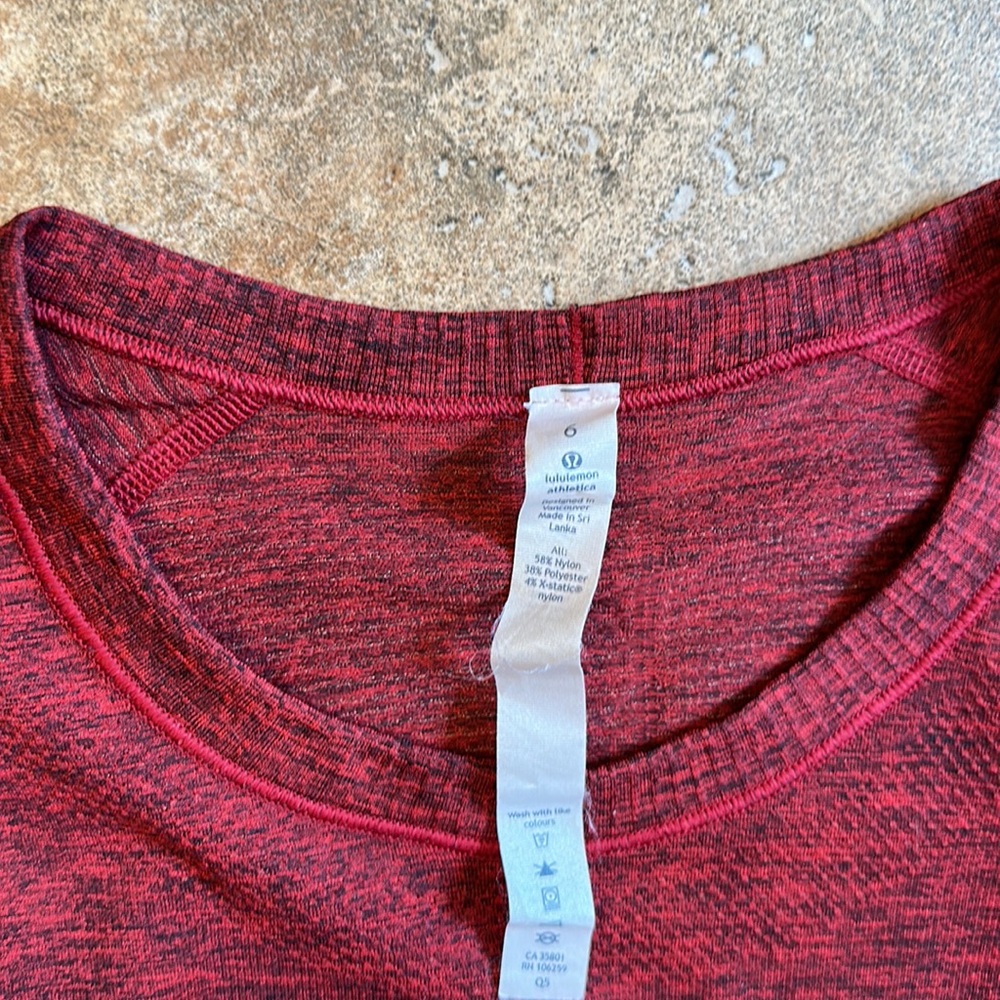 Lululemon Ls Swiftly Tech Top Size 6 - image 2